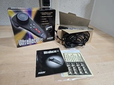 Vintage InterAct UltraRacer PC SV-284 Analog Wheel Controller 1997 Open Box 90s