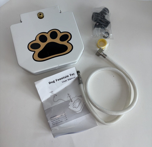 Outdoor Step On Dog Water Fountain Pet Water Dispenser Paw Activated Sprinkler
