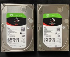 Seagate IronWolf NAS 8TB ST8000VN004  2 x AVAILABLE   MINT w low hours
