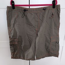 Authentic Clothing Company Men's Khaki Green Cargo Shorts Size XXL