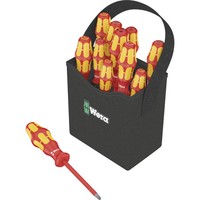 Wera Kraftform 2Go 100 VDE Schraubendreher-Set 11Teilig Schlitz, Kreuzschlitz