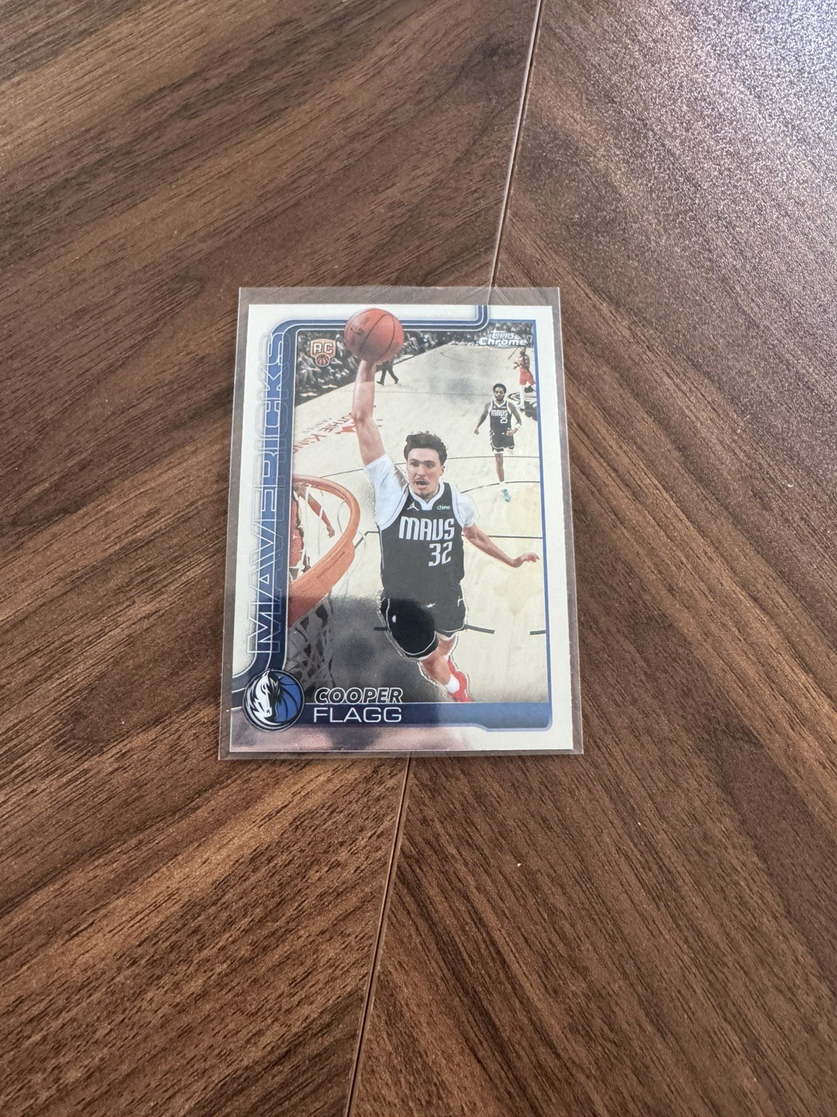 Topps Chrome Cooper Flagg Rookie #151 Dallas Mavericks 2025-26