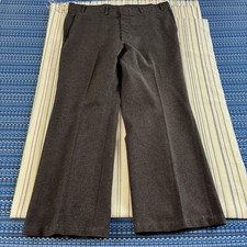 Vintage Levi's Action Slacks Pants Mens 36x28 Gray Dress Work Slacks 70s