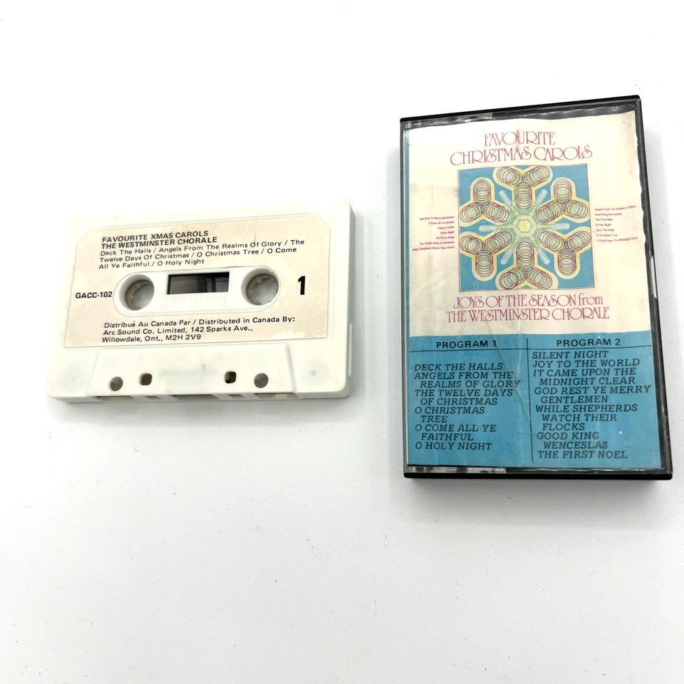 Vintage Favourite Xmas Carols The Westminister Chorale (Cassette Tape) - Image 2 of 4