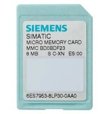 Siemens S7 Micro Memory Card 8mb, 6ES7953-8LP31-0AA0. New