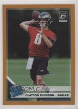 2019 Panini Donruss Optic Rated Rookie Orange Prizm 102/199 Clayton Thorson 0o1