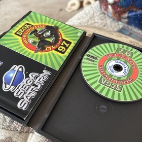 Sega Worldwide Soccer '97 - Sega Saturn Game With Manual - Untested and scratche