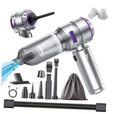 Car Vacuum Cleaner High Power - 22000PA Portable Car Vacuums 4 in 1 Purple