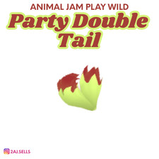 Animal Jam Play Wild AJPW Party Double Tail I Fast Cheap AJPW