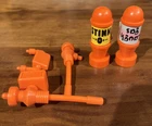 Vintage TMNT 1988 1989 Accessories ONLY for Ninja Turtles Party Wagon Van Parts
