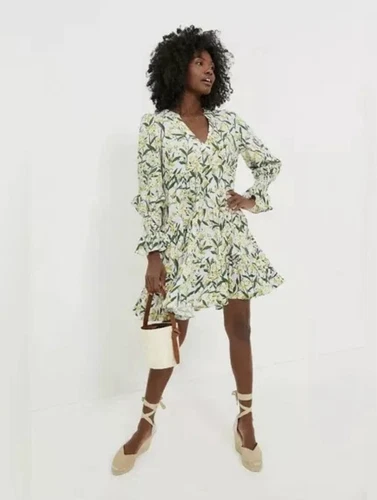 Abito a strati Pomander Place Tuckernuck Palmetto Garden Kenzo nuovo con etichette taglia XL