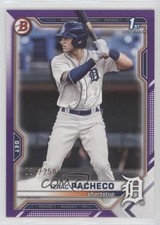 2021 Bowman Draft Purple 34/250 Izaac Pacheco #BD-46 a2v