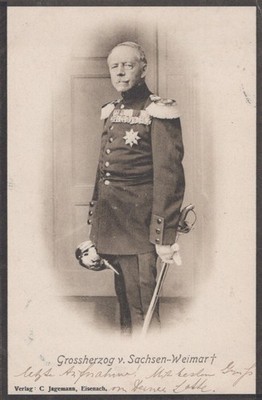 Charles Alexander, Grand Duke of Saxe-Weimar-Eisenach- RPPC POSTCARD ROYALTY #2