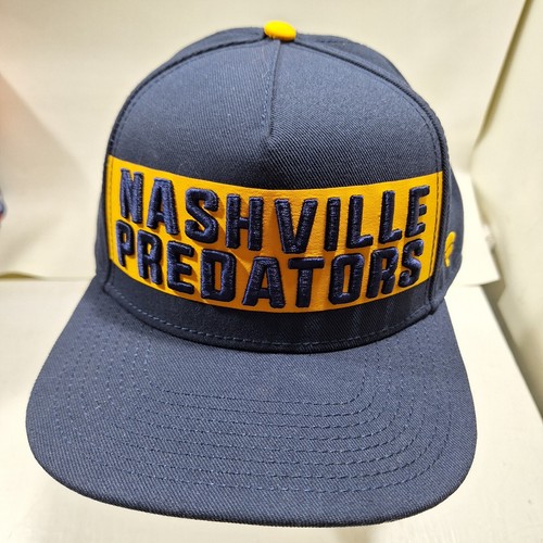 Nashville Predators Hat Adjustable Fanatics Cap Blue NHL (SMASHVILLE) Snapback