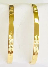 HSN Stella Valle Mother Daughter 2 Piece Bracelet Gold Tone