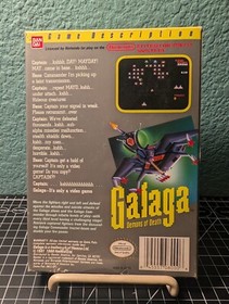Galaga: Demons of Death (Nintendo NES 1988)  CIB w/ Inserts 