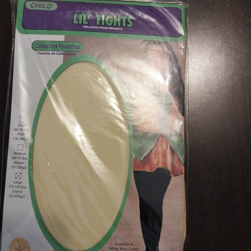Yellow Opaque Tights Size Child Medium 60-75 lbs Collector's Favorites Brand New - Picture 11 of 19