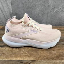 Brooks Glycerin StealthFit 21 Sz 8.5 Womens Pink Marshmallow Running Shoes