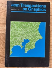 Vintage acm Transactions on Graphics Journal, Volume 3, Number 2, April 1984