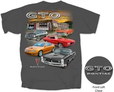 Joe Blow T's Pontiac GTO Garage T-Shirt Judge Ram Air 1964 1966 1970 1974 Goat