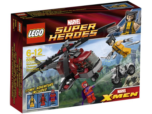 BRAND NEW LEGO SUPER Hero's Wolverine's Chopper Showdown 6866
