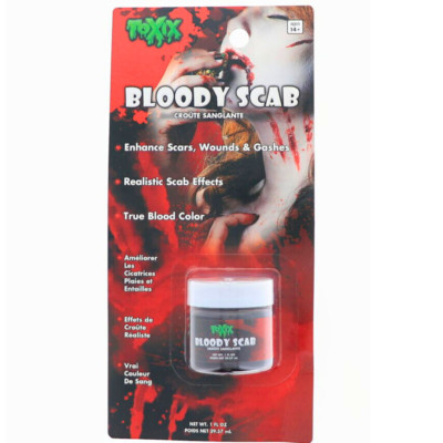 TOXIX Bloody Scab -  1 Oz - Realistic Fake Blood Makeup Thick No Drip Coagulated