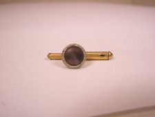 SINGLE 1 5/16" Round Mother of Pearl Vintage Formal Tux Prom Shirt Stud c103