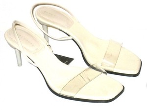 zara clear strap heels