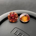 GRA Certified Loose Colored Moissanite Round Stones D VVS1 All Sizes