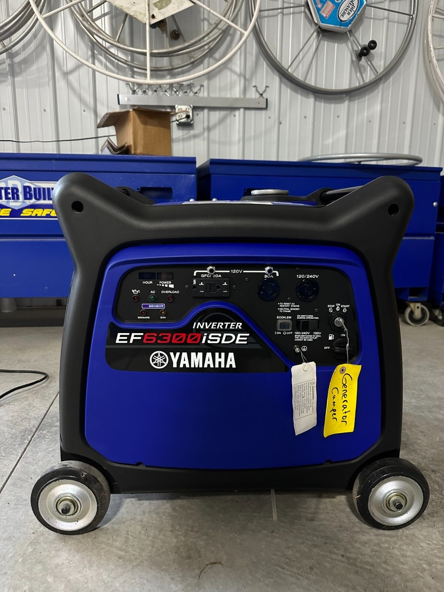 Yamaha EF6300iSDE 6300 Watt Brushless, Inverter Generator | eBay