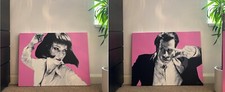 George Ioannou "Dance Good" Bubblegum pink - Ltd edition large canvas - RARE!
