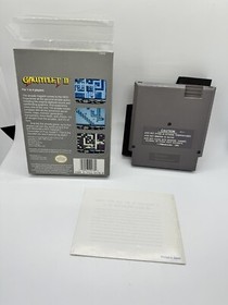 Gauntlet II 2 NES Nintendo Complete CIB Great Shape Rare!!!
