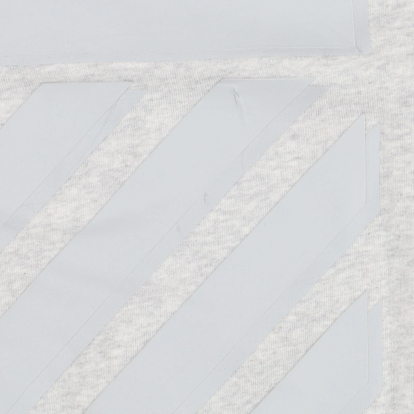 OFF WHITE Felpa con cappuccio in gomma con logo grigio sporco taglia XS vestibilità rilassata