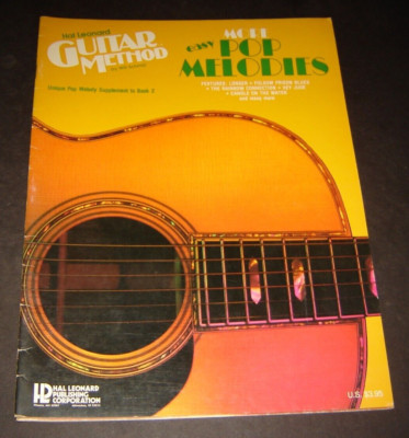 More Easy Pop Melodies Sheet Music Song Book - Hal Leonard, 1981