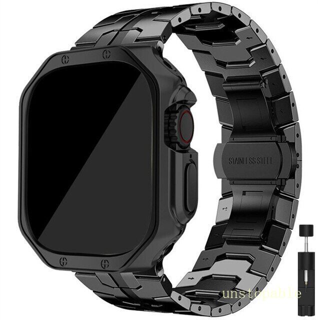 Stainless Steel Cases For Apple Watch Series Stainless Steel Strap