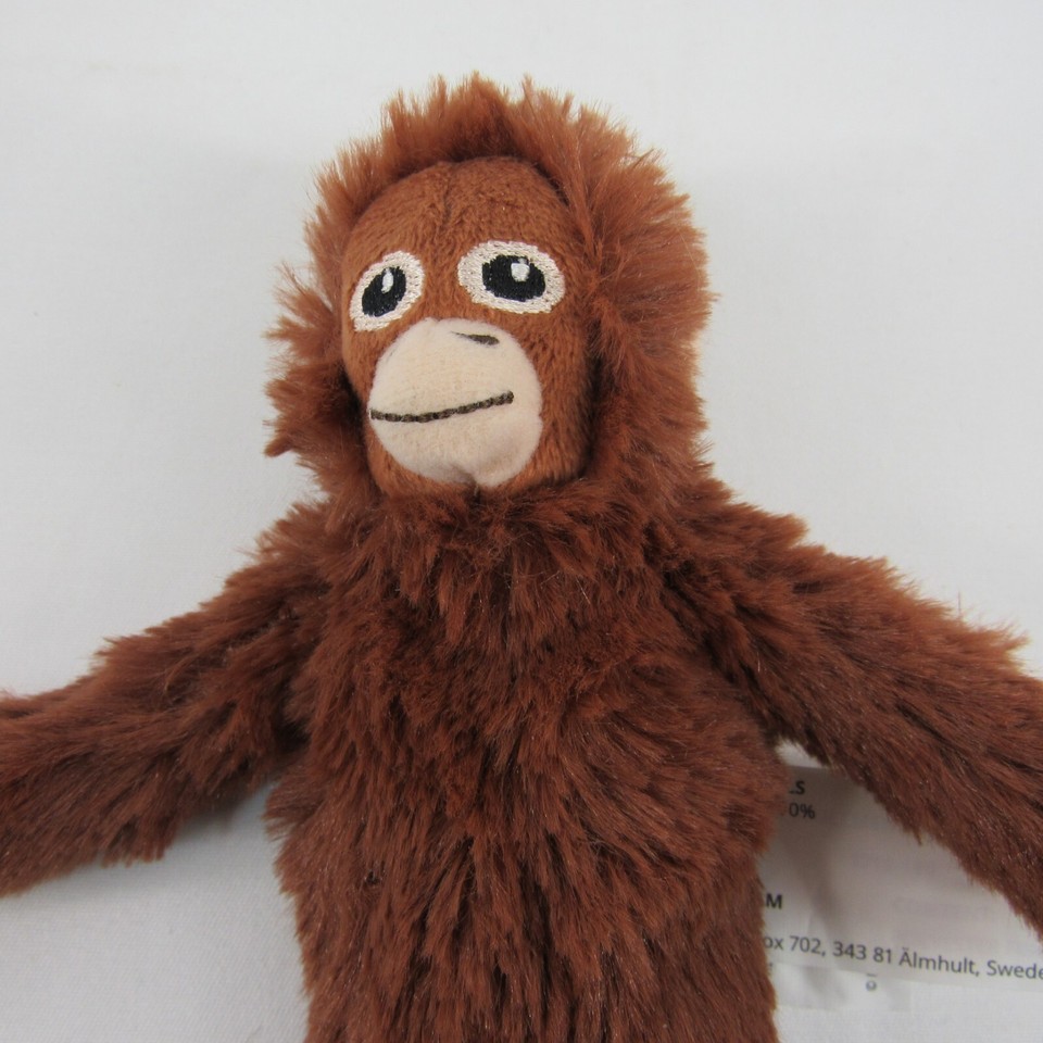 Ikea 8 Djungelskog Mini Monkey Orangutan Plush Stuffed Brown Animal ikea-8-djungelskog-mini-monkey-orangutan-plush-stuffed-brown-animal