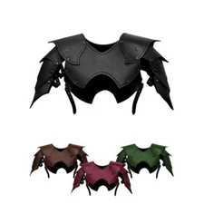 Medieval Men Retro Chest Shoulder Armor Cuirass Breastplate Gladiator Pauldrons