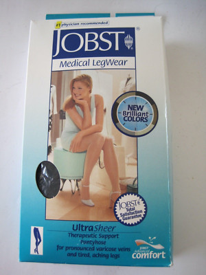 Jobst Medical Leg Wear Black Panty Hose Size 5
