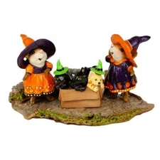 Wee Forest Folk Limited Edition M-740a - Halloween Kitty Cluster