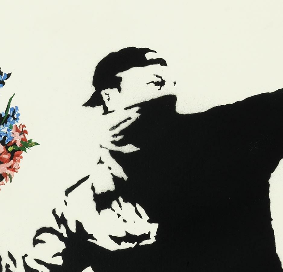 Banksy, 'Flower Bomb', Fine art print, Various sizes אנג'לס קידס