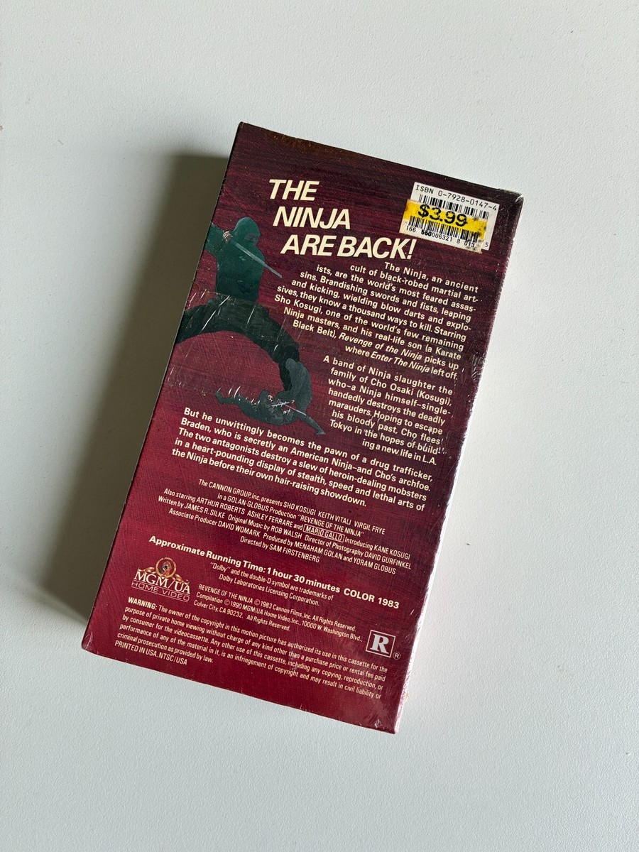 Revenge of the Ninja (VHS, 1990) for sale online | eBay
