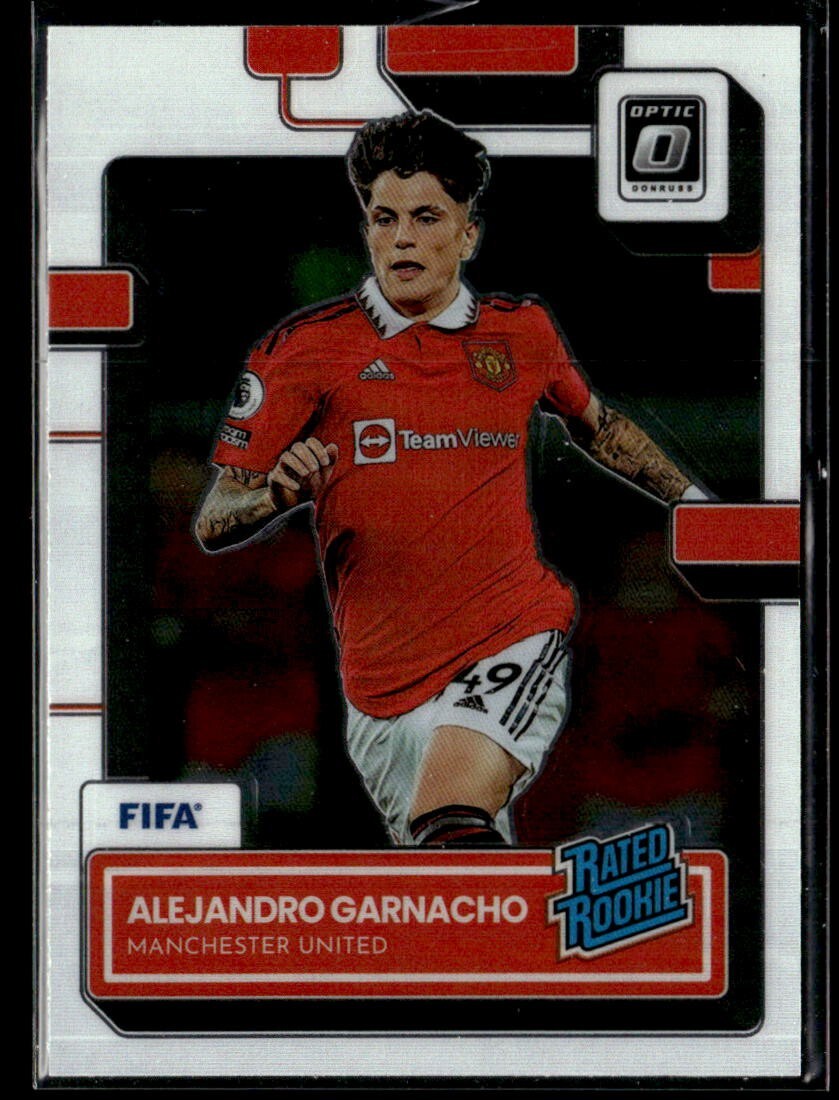 2022-23 Donruss FIFA Alejandro Garnacho Optic Rated Rookie RC #199 Manchester U.