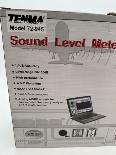 Tenma 72-945 Sound Level Meter Complete In Box + Case Tested Excellent Cond. - Picture 17 of 24