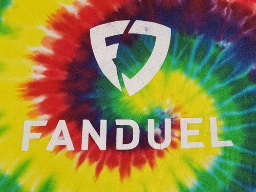 Fanduel Shirt Mens 3XL XXXL Tie-dye Sports Betting Long Sleeve Hippie Adult A19 - Picture 4 of 13