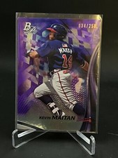 2017 Bowman Platinum Presence Purple Kevin Maitan Card #TP-KM #034/250
