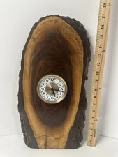 Black Walnut Slab Clock