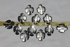 Slotted Western Thunderbird Silver Crafts Leathercrafts Conchos 1 1/2 inch/12pc