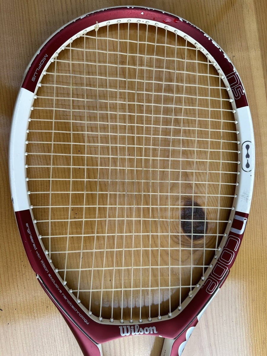 Wilson Tennis Racquet Model G2 N5 100 2005 - Red And White