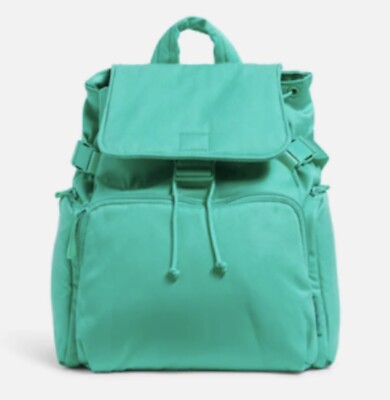 Vera Bradley Utility Backpack in Turquoise Sky Vera Bradley Recycled Cotton Turquoise Sky Backpack, Nursing  main image 3