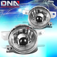 Chrome Clear Lens Oe Bumper Fog Lights Lamps Assembly For 93-95 Del Sol Eg Eh6